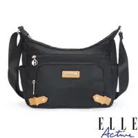 在飛比找森森購物網優惠-【ELLE Active】法式香頌系列-側背包-大-黑色