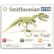 Smithsonian 25cm T Rex Fossil Skeleton Assembling Pretend Kids Palaeontology Toy