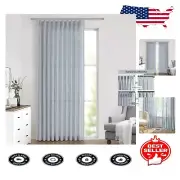 Stylish Light Filtering Blue Fog Curtains - 102" L Pinch Pleat Drapes with Hooks