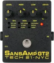 Tech 21 NYC SansAmp Classic Tube Amp Emulator Guitar Effects Pedal