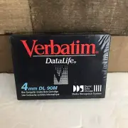 Verbatim DataLife 4mm DL 90M Digital, Data Storage Tape Cartridge Factory Sealed