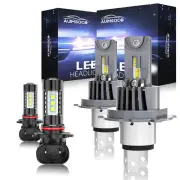 Faros LED Hi/Lo+Combinación de luces antiniebla Para For Toyota Tundra 2000-2006 (for: Ford)