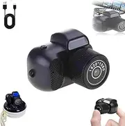 Zoomu Mini Camera Keychain, 2025 Upgraded Zoomu 1080p Mini Digital Camera Keychain, Portable Micro Cameras, Vintage Digital Camera with 8 Filters Led Flash Light and Hd Screen (64G)