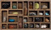 Printers Tray Display Wooden,Miniature Shadow Box Display Shelf | 25 compartments Wall-Mounted Miniature Shadow Box Display Shelf Display Shelves Rack, Farmhouse Decor Display case for can