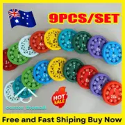 2024 Math Fact Fidget Spinners, Fidget Spinner Toy Number Fidget Toy 9pcs/set AU