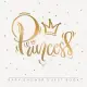 Princess Baby Shower Guest Book: For Baby Girl, Pink Gold Theme, Sign in book, Advice for Parents, Wishes for a Baby, Bonus Gift Log, Keepsake Pages,