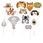 Zoo Animal Photo Props (Pack of 12)