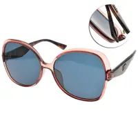 在飛比找PChome24h購物優惠-DIOR 太陽眼鏡 歐美時尚大框 (透粉琥珀-藍鏡片) #N