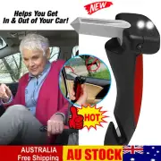 Car Door Handle Disability Elderly Standing Aid Cane Glass Breaker Flashlight PJ