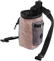 LIGHTAOTAO Dog Treat Pouch Training Bag Lightweight Outdoor Holder with Right Pocket for Cleaning Bags Left Pocket for Keys for Puppy Obedience Agility Training