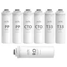 SimPure T1-400 UV RO System Water Filter Replacement PP+CTO+T33+RO 1-Year Set