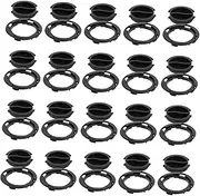 SUPVOX 20pcs Round Plastic Bottom Plugs for Piggy Banks Convenient Coin Jar Stoppers Versatile Sealing Caps for Easy Retrieval Design for Secure Saving Storage