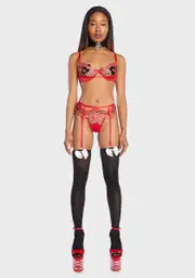 [Roma] Sweet & Sticky 3 Piece Garter Set