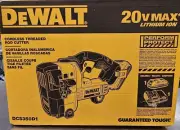 DeWalt DCS350D1 20V MAX Cordless Threaded Rod Cutter Kit with Kit w Bag