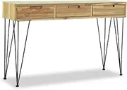 Generic Console Table 120x35x76 cm Solid Teak