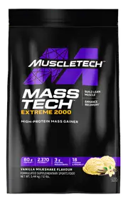 MuscleTech Mass Tech Extreme 2000 Mass Gainer Protein Powder