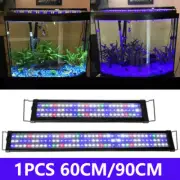 60/90cm Aquarium LED Light Lighting Full Spectrum Aqua Plant Fish Tank Lamp