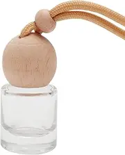 Car Diffuser, Empty Car Aromatherapy Empty Oil Diffuser, Fragrance Pendant Auto Decoration Glass Interior Accessories for Dashboard, Sedan & Vehicle