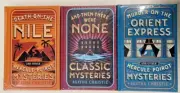 Agatha Christie 3 Books: DEATH ON THE NILE, MURDER ON THE ORIENT EXPRESS +1 *NEW