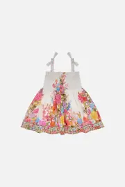 BABIES DRESS WITH SHIRRING SUNLIGHT SYMPHONY