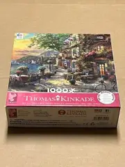 Thomas Kinkade 'French Riviera Cafe' 1000 Piece Jigsaw Puzzle Sealed New 2018