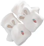 [GALPADA] 1pair Ear Gloves for Women Windproof Polyester Finger- Adorable Clamshell Hand for Cold Days Warm Lining for Comfort for Boys and Girls and Girls