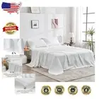 Cooling Percale Weave 300 Thread Count Queen Sheet Set - Organic & Durable
