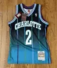 Larry Johnson Charlotte Hornets Mitchell & Ness Fadeaway Swingman Jersey Small
