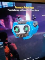 Fallout 76 Xbox Fasnacht Robot Mask