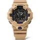 CASIO 卡西歐 G-SHOCK 城市迷彩 計時雙顯錶-卡其 GA-700CA-5A