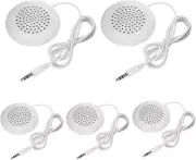 5Pcs DIY under Pillow Speaker for Sleep New 3.5Mm Mini Stereo Speaker