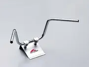 (HURRICANE) handle bar 200 up 3-inch pullback chrome-plated HB0013C-01