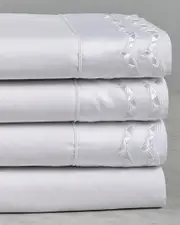 Maurizio Italy Double Scallop Sheet Set