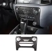 PIUGILH Center Console Panel Trim ABS Carbon Fiber Style Interior Decoration Accessories for Ford Ranger Everest 2015 2016 2017 2018 2019 2020 2021