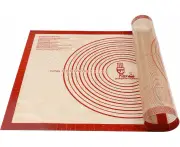 Non-Slip Silicone Pastry Mat Extra Large with Measurements 28''by 20'' for Silicone Baking Mat, Counter Mat, Dough Rolling Mat,Oven Liner