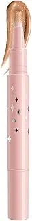 RUNQHUI 18ML Liquid Eyeshadow Quick Dry Non Smudge Long Lasting Shimmer Makeup for Pearlescent Glow Light Brown One Size