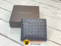 在飛比找Yahoo!奇摩拍賣優惠-《當肯二手名品》BOTTEGA VENETA 深藍色 全皮 