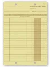 1000 Ledger Cards / 6 3/8 x 9 1/4" / Nebs Deluxe # D83