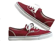 [nichangyuyi] Solid Color Casual Canvas Women's Shoes Autumn Versatile Trend Couple Sports Skateboard Flat Shoes, Dark Red, 6