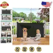 Scratch-Resistant 55" Retractable Baby & Pet Gate – All-Weather Indoor/Outdoor