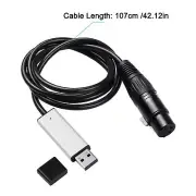 DMX Interface Adapter USB to DMX512 Stage Lighting LED Computer PC Dimmer