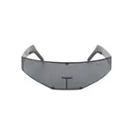 [Rick Owens] Rick Owens Shield-frame Sunglasses ONE SIZE BLACK