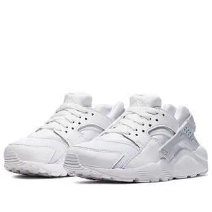 【NIKE 耐吉】運動鞋 女鞋 大童 休閒鞋 武士鞋 HUARACHE RUN GS 白 654275-110