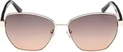 [GUESS] MARCOLIN GU00102 Glasses, Unisex Adult, Shiny Rose Gold, 140/14/47