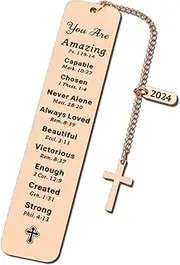 First Communion Gifts for Girls, Bible Bookmark, Christian Bookmarks, Baptism Gifts for Girl, Bookmarks for Women, Back to School Coming of Age Gifts, Confirmation Bookmark