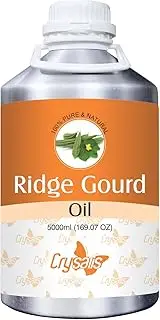 CRYSALIS Ridge Gourd Oil | Pure & Natural Undiluted Cold Pressed Carrier Oil - 5000ml/169.07 fl oz