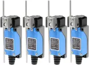 ME-8107 Adjustable Rod Lever Arm Momentary Limit Switch 1NC+1NO 4 Pack