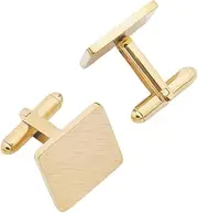 [JYHLSHBA] Cufflinks For Men 1 Pair Of Square Double-Sided Brushed Cufflinks Men'S French Shirt Suit Cufflinks Armpins