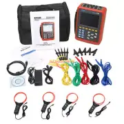 ETCR5000 Power Quality Analyzer 3 Phase Power Energy Meter + 4pcs Current Clamps