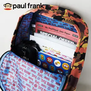 paul frank 迷彩後背包-(綠/橘) P565103